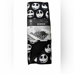 Disney The Nightmare Before Christmas Dish Drying Mat 16”x18” Jack Halloween NEW